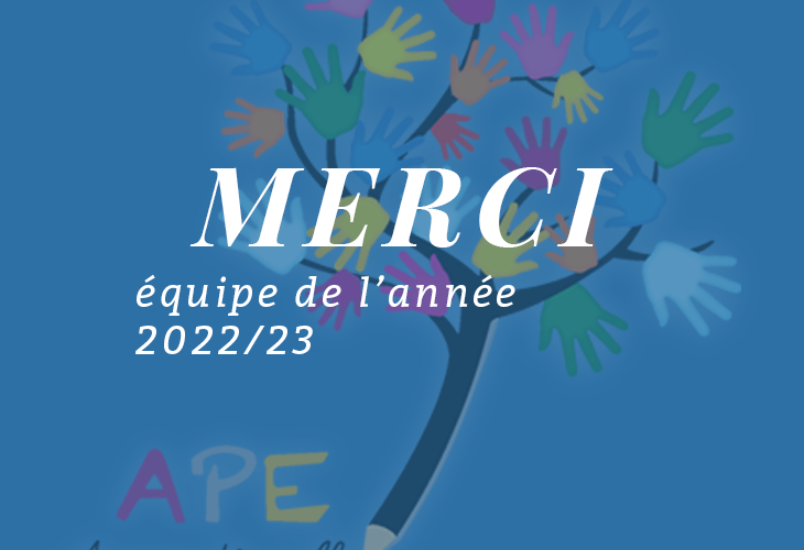 merci pour votre participation à nos projets