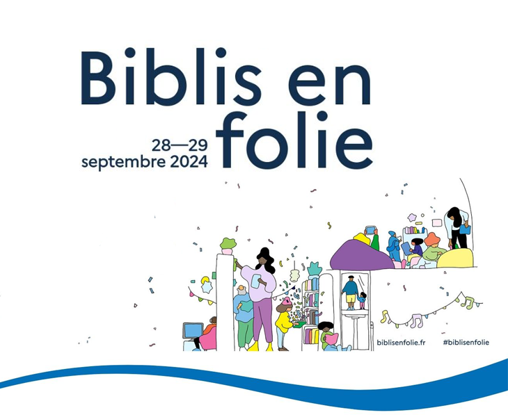 bibliothèque en folie!